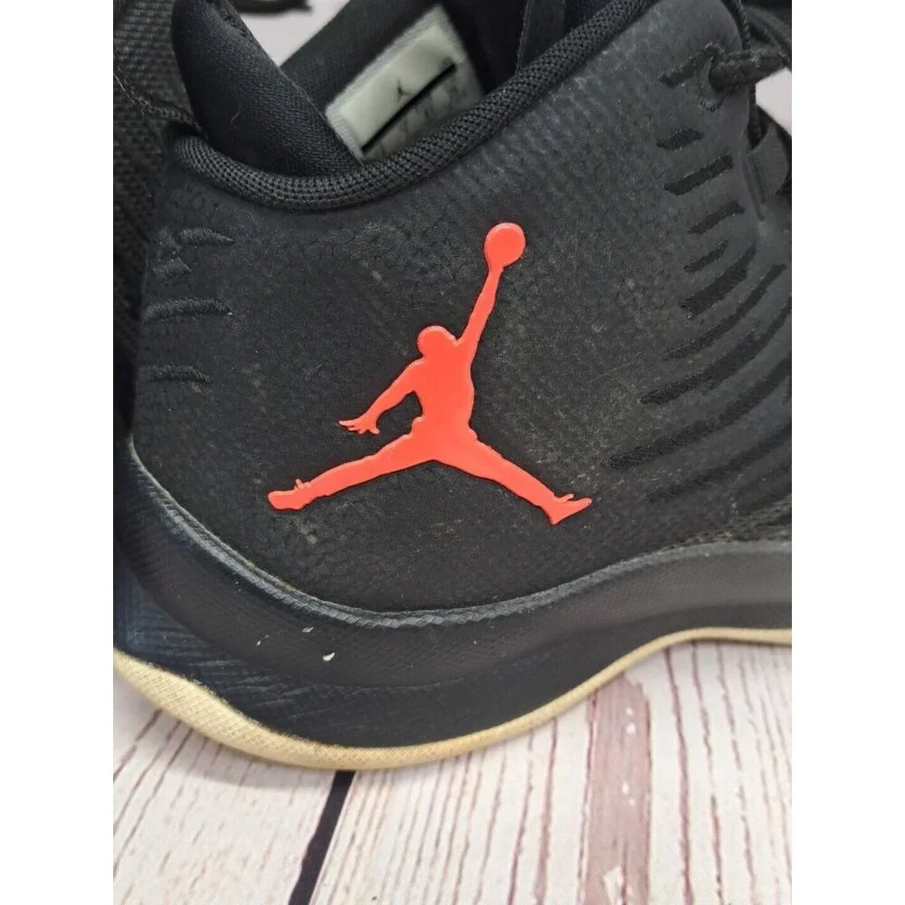 Air‎ Jordan Mens Super Fly 5 Basketball Shoes Black Red 844677-004 2016 Men's 8